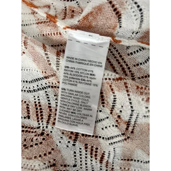 Chico's Summer Romance Abstract Cardigan Size 0/S NWT - Picture 4 of 8